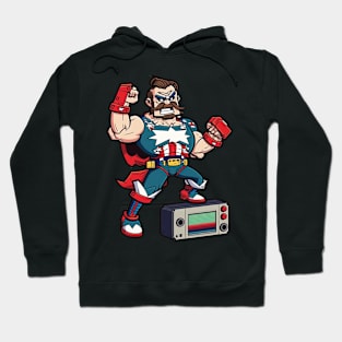 Vintage comic book hero Hoodie